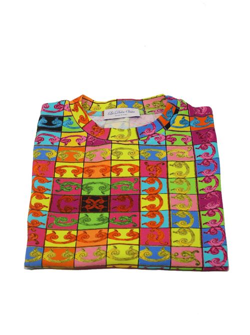 t-shirt in cotone con stampa maioliche La Dolce Vista x Mané Capri | TSHIRTALLOVERMULTICRAZY